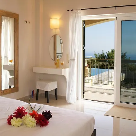Вилла Asteri, Old Skala - Secluded Location - Panoramic Sea Views - Infinity Pool *