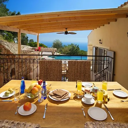Asteri, Old Skala - Secluded Location - Panoramic Sea Views - Infinity Pool