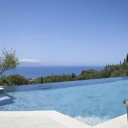 Вилла Asteri, Old Skala - Secluded Location - Panoramic Sea Views - Infinity Pool *