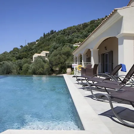 Вилла Asteri, Old Skala - Secluded Location - Panoramic Sea Views - Infinity Pool *